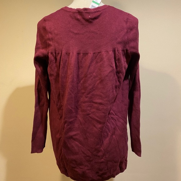 Joseph A. Wine Maroon Crewneck Pullover Sweater - Picture 6 of 9